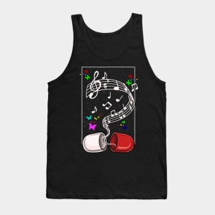 Music Musician Art Graphic Pill Gift Tank Top